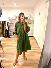 Load image into Gallery viewer, Sleeve Shirt Dress (more colors available)