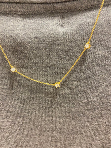 Mia Three Zirconia Choker